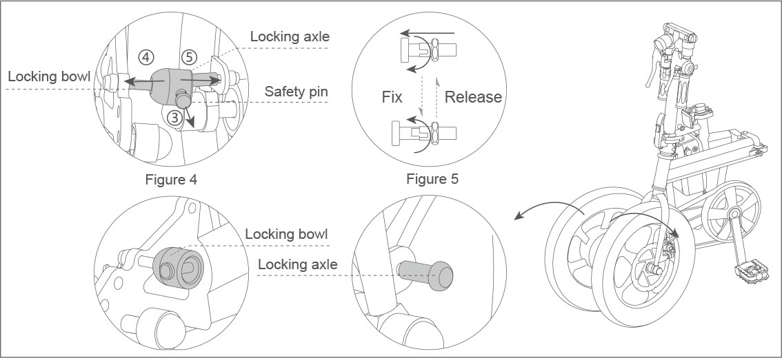 Airwheel R5 electric assist bicycle