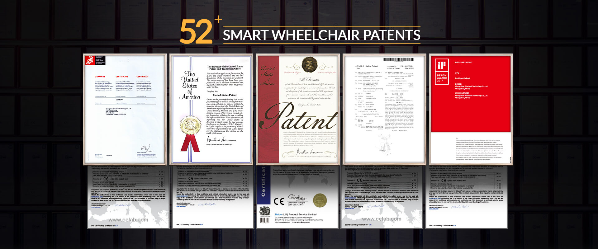 Airwheel Wheelchair Patents